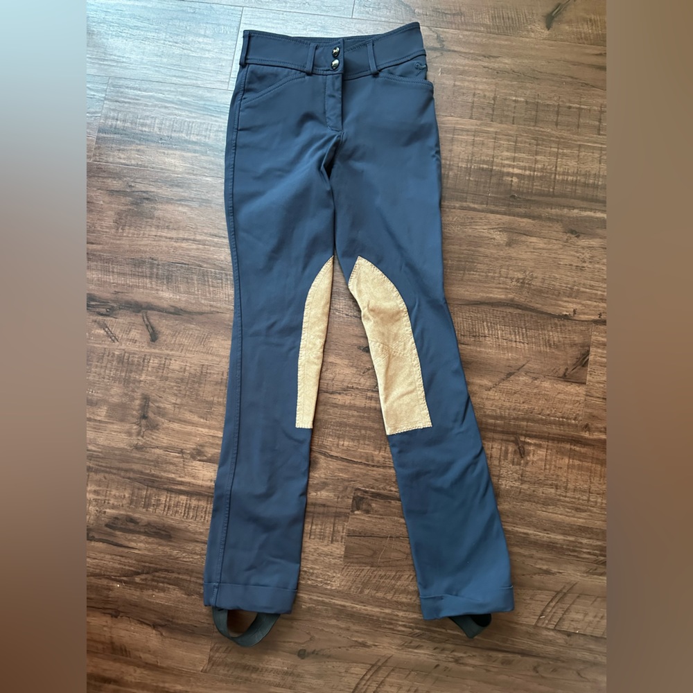 R.J. Classics kids Collette Grey Label Jodhpur - 12 Long - Navy - worn once!